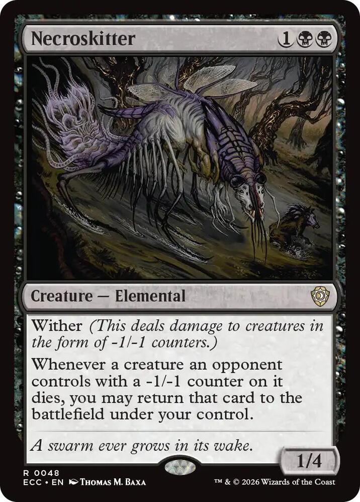 Necroskitter 48 card from Commander: Lorwyn Eclipsed