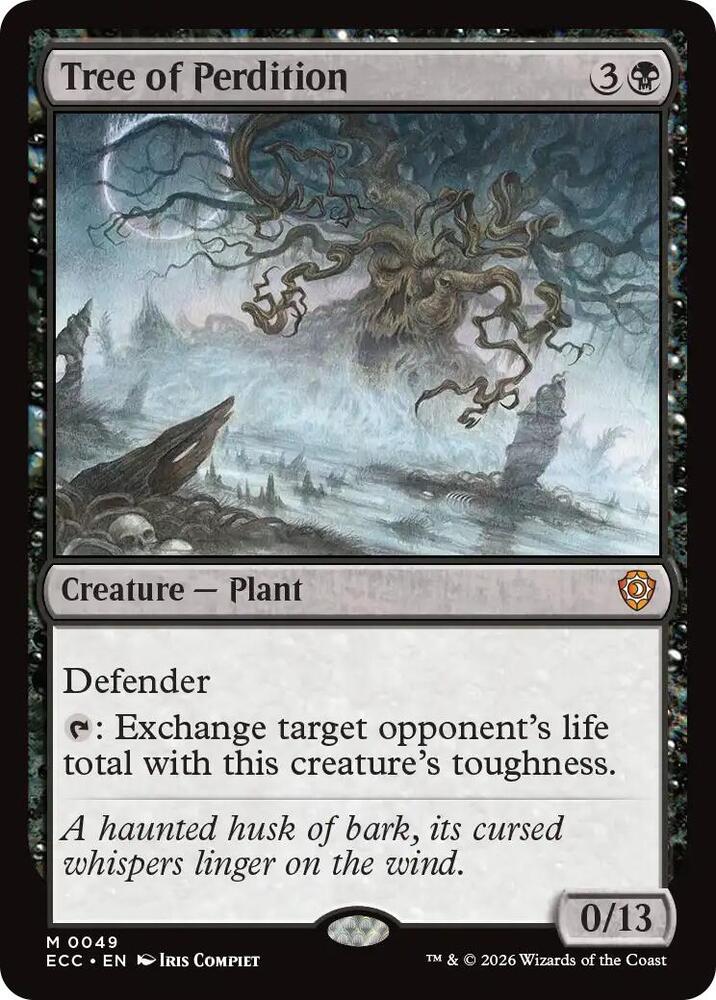 Tree of Perdition 49 card from Commander: Lorwyn Eclipsed