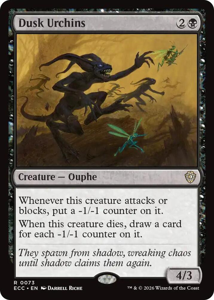 Dusk Urchins 73 card from Commander: Lorwyn Eclipsed