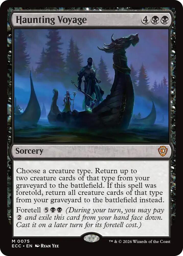 Haunting Voyage 75 card from Commander: Lorwyn Eclipsed