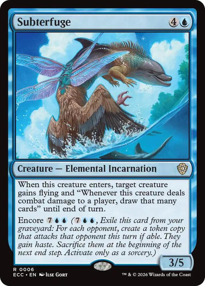 Subterfuge 6 card from Commander: Lorwyn Eclipsed