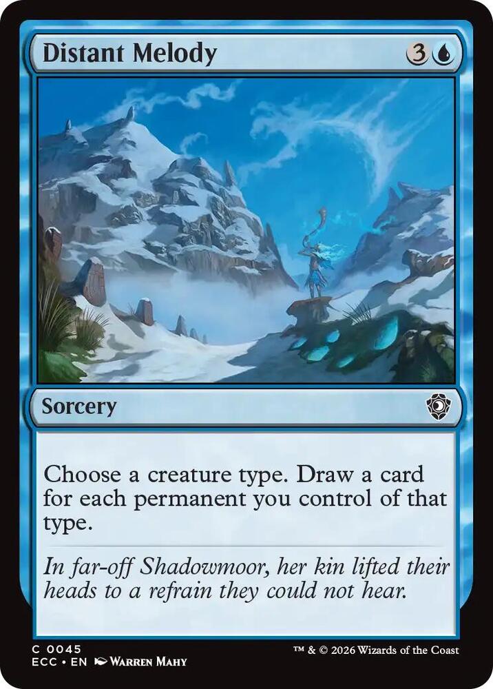 Distant Melody 45 card from Commander: Lorwyn Eclipsed