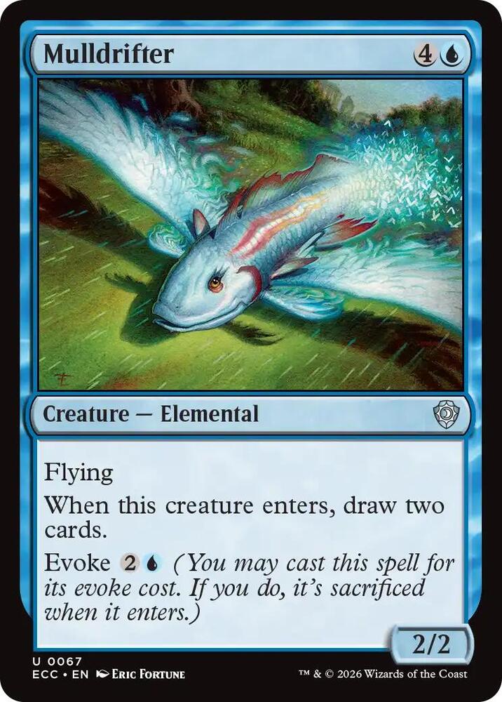Mulldrifter 67 card from Commander: Lorwyn Eclipsed
