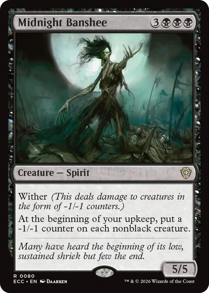 Midnight Banshee 80 card from Commander: Lorwyn Eclipsed