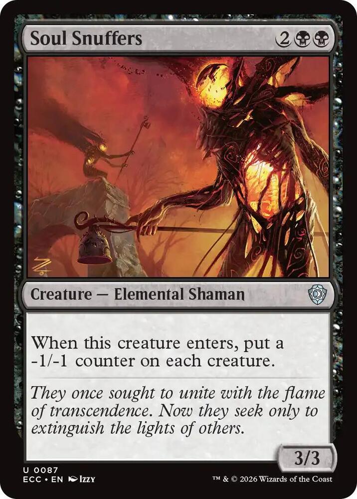 Soul Snuffers 87 card from Commander: Lorwyn Eclipsed