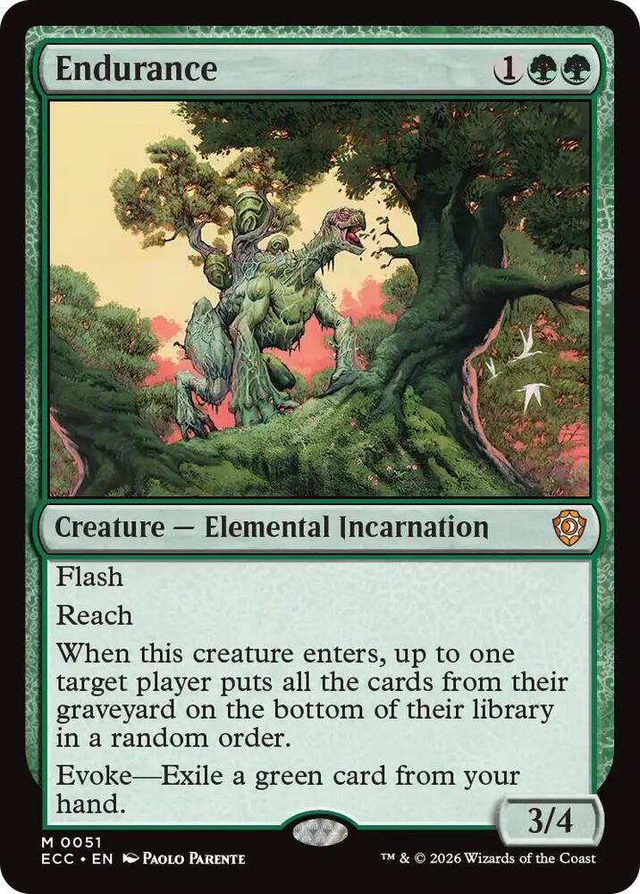 Endurance 51 card from Commander: Lorwyn Eclipsed