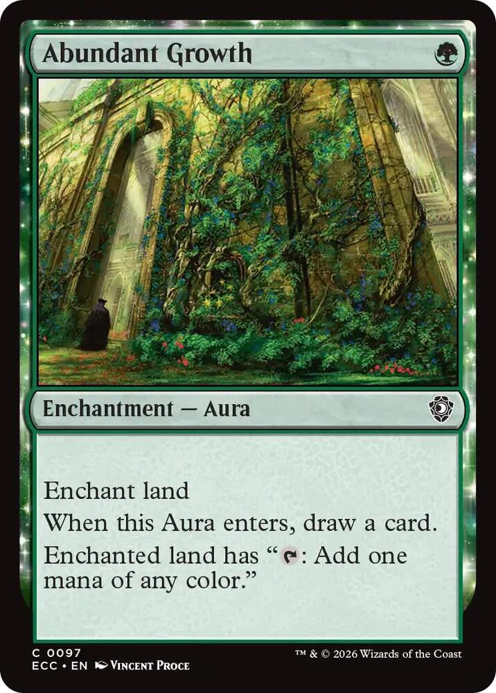 Abundant Growth 97 card from Commander: Lorwyn Eclipsed