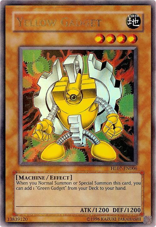 Yellow Gadget HL07-EN006 card from Hobby League 7