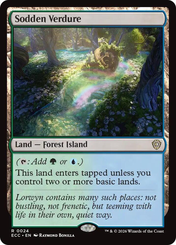 Sodden Verdure 24 card from Commander: Lorwyn Eclipsed