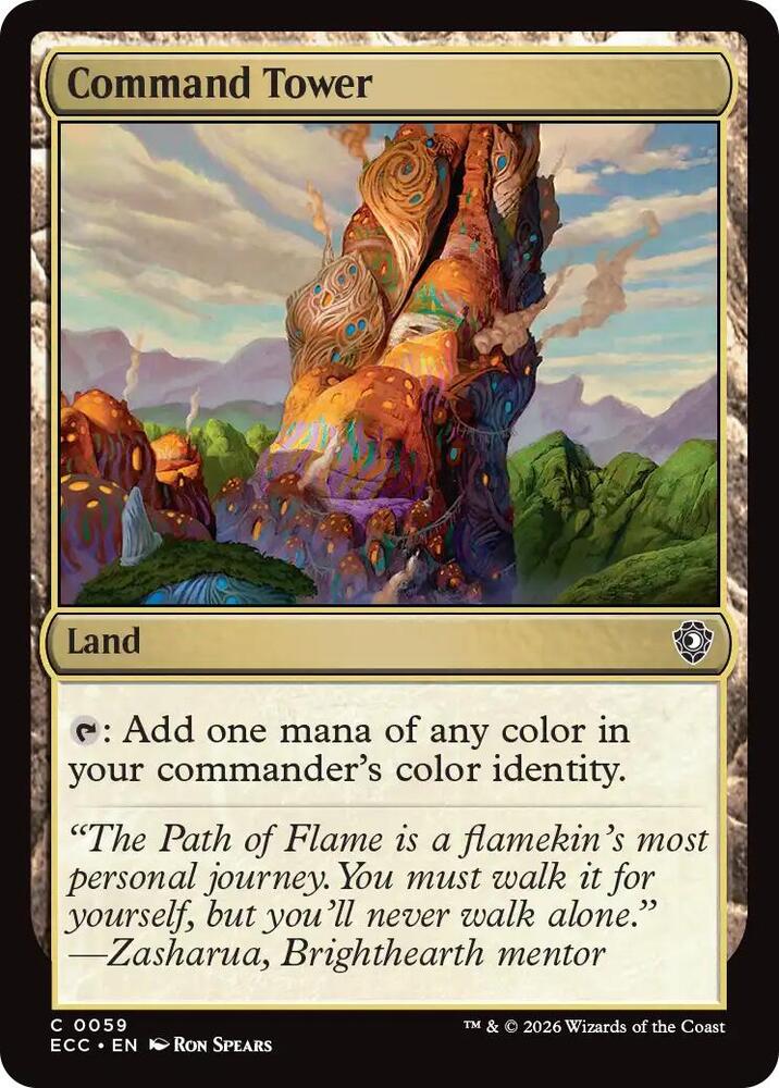 Command Tower 59 card from Commander: Lorwyn Eclipsed