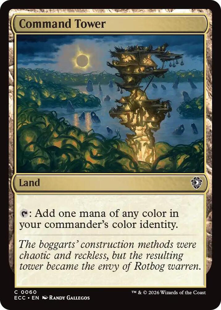 Command Tower 60 card from Commander: Lorwyn Eclipsed