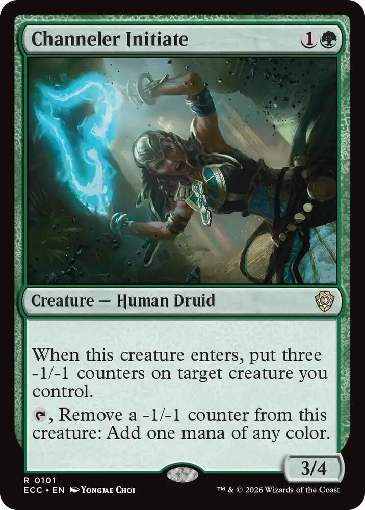 Channeler Initiate 101 card from Commander: Lorwyn Eclipsed