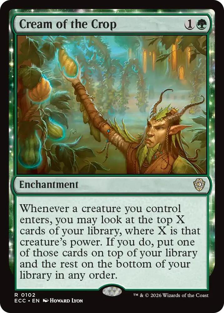 Cream of the Crop 102 card from Commander: Lorwyn Eclipsed