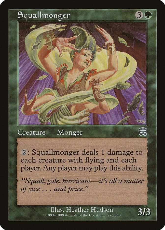 Squallmonger 276 card from Mercadian Masques