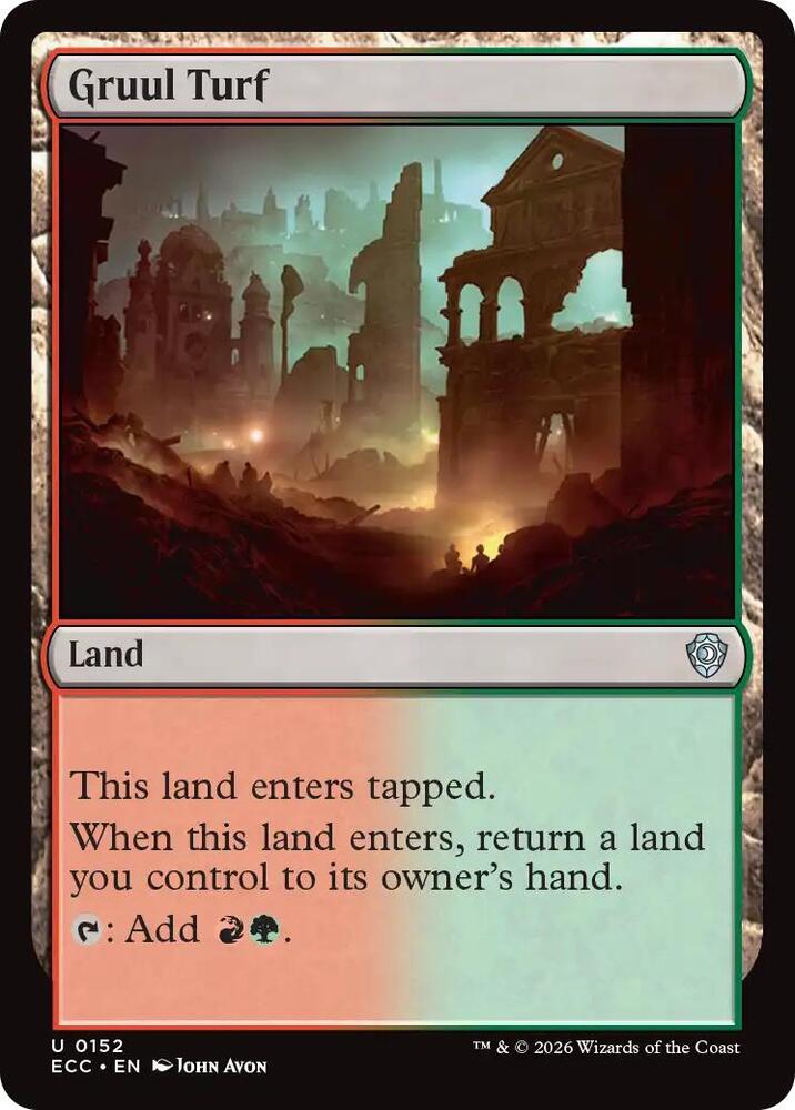 Gruul Turf 152 card from Commander: Lorwyn Eclipsed