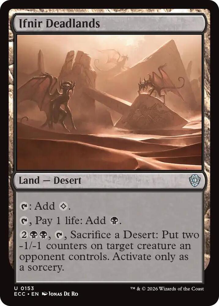 Ifnir Deadlands 153 card from Commander: Lorwyn Eclipsed