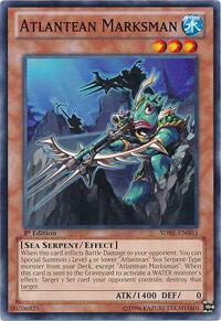 Atlantean Marksman SDRE-EN003 card from Structure Deck: Realm of the Sea Emperor