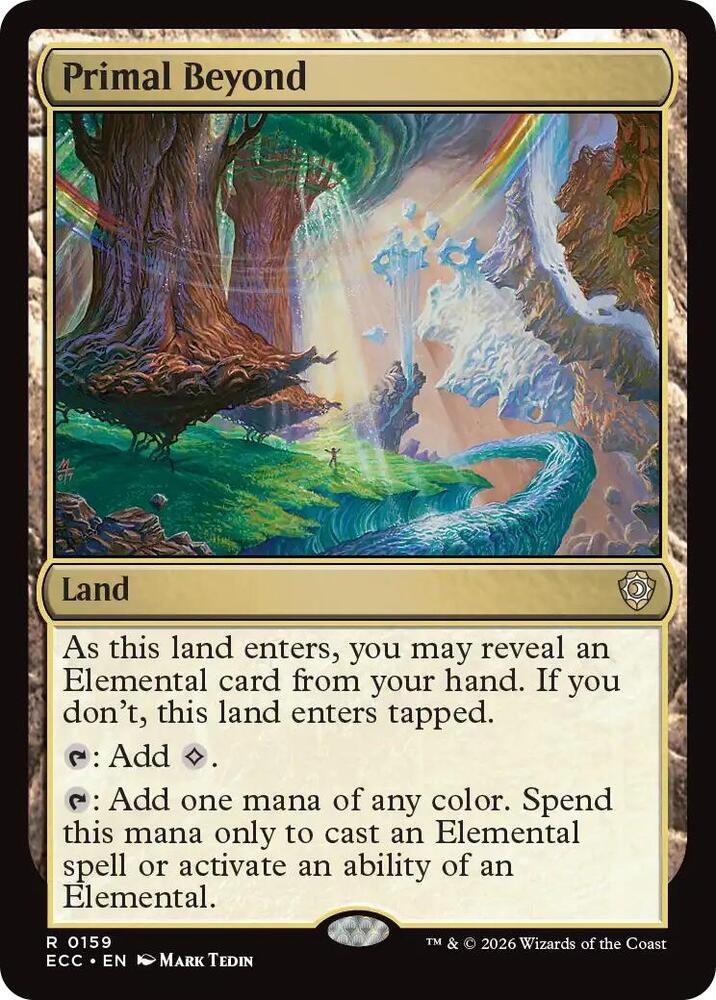 Primal Beyond 159 card from Commander: Lorwyn Eclipsed