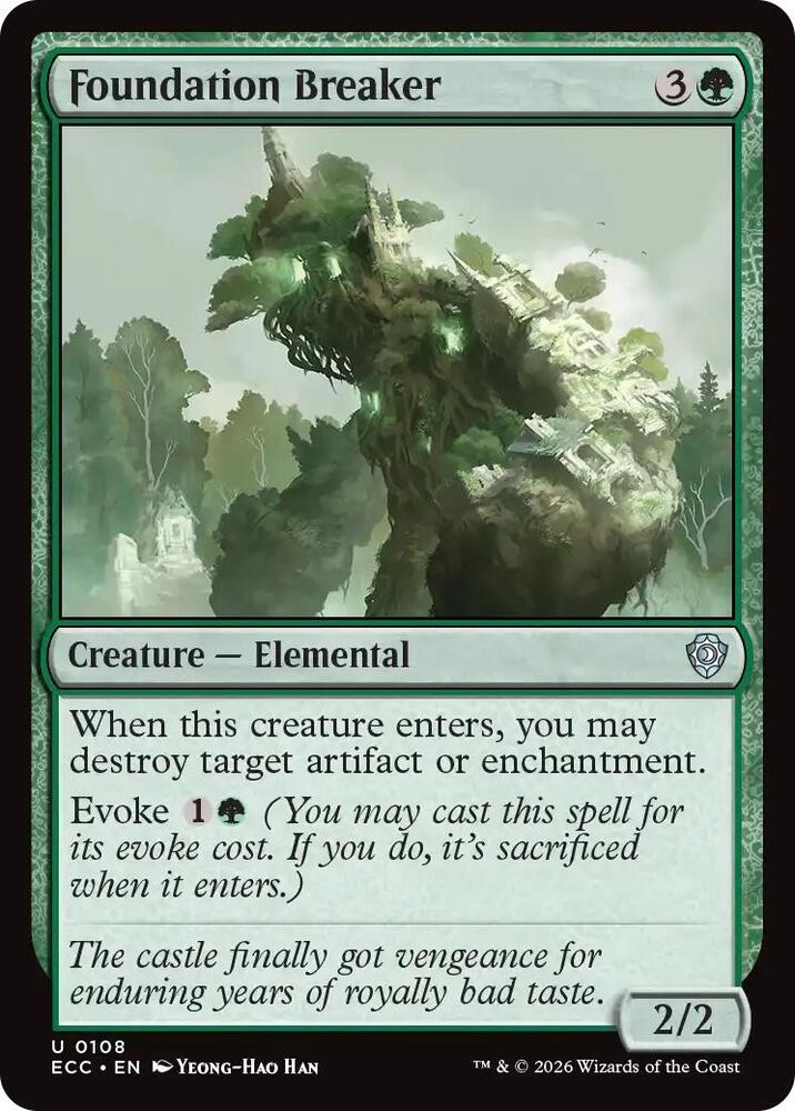 Foundation Breaker 108 card from Commander: Lorwyn Eclipsed