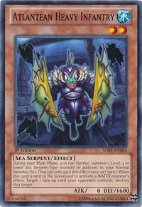 Atlantean Heavy Infantry SDRE-EN004 card from Structure Deck: Realm of the Sea Emperor