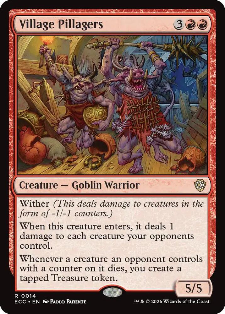 Village Pillagers 14 card from Commander: Lorwyn Eclipsed