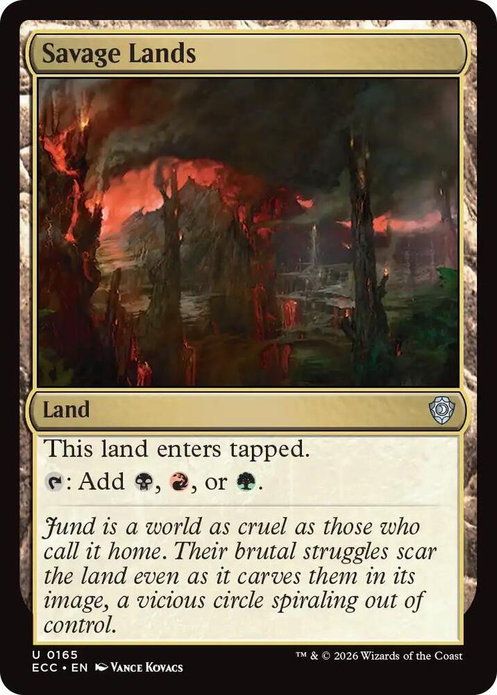 Savage Lands 165 card from Commander: Lorwyn Eclipsed