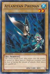 Atlantean Pikeman SDRE-EN005 card from Structure Deck: Realm of the Sea Emperor
