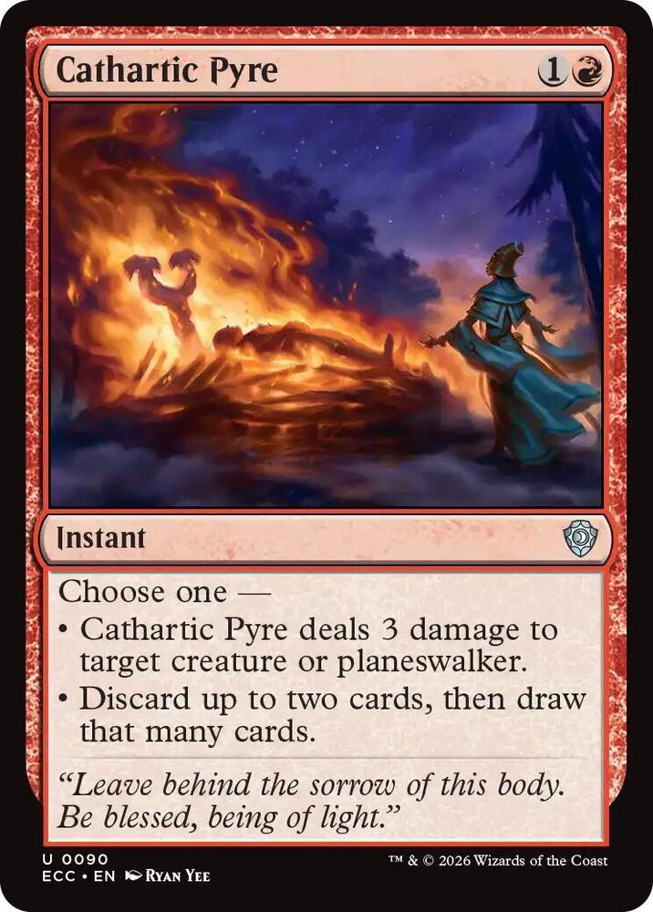 Cathartic Pyre 90 card from Commander: Lorwyn Eclipsed