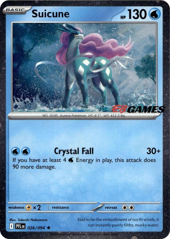 Suicune (EB Games Exclusive) 026/094 card from Miscellaneous Cards & Products