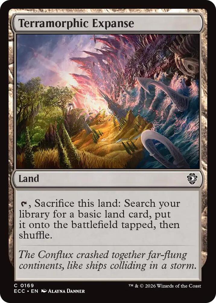 Terramorphic Expanse 169 card from Commander: Lorwyn Eclipsed