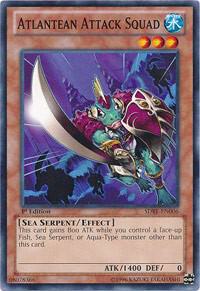 Atlantean Attack Squad SDRE-EN006 card from Structure Deck: Realm of the Sea Emperor