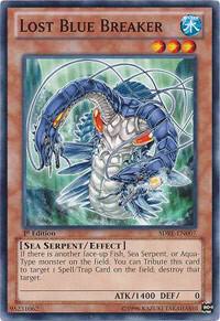 Lost Blue Breaker SDRE-EN007 card from Structure Deck: Realm of the Sea Emperor