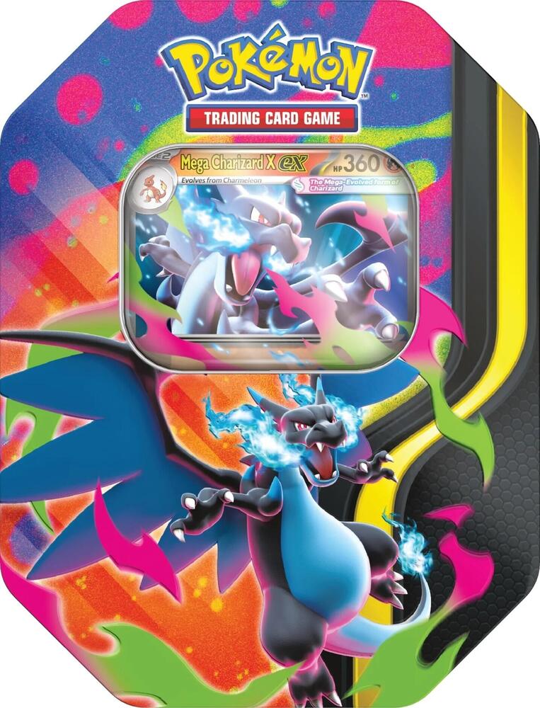 Mega Charizard Tin (Mega Charizard X) card from Miscellaneous Cards & Products