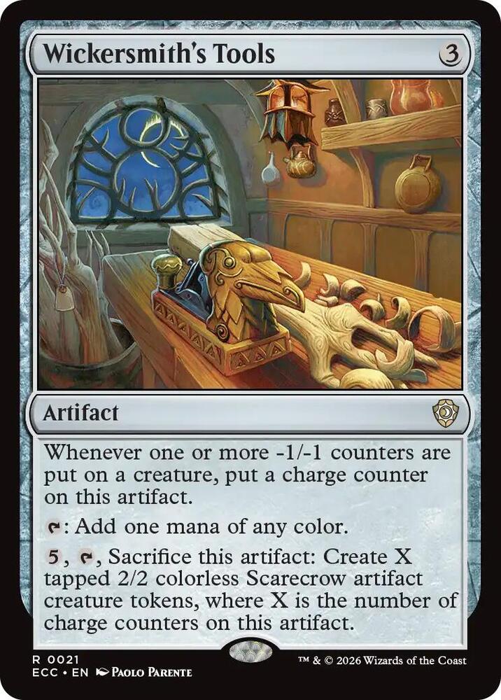 Wickersmith's Tools 21 card from Commander: Lorwyn Eclipsed