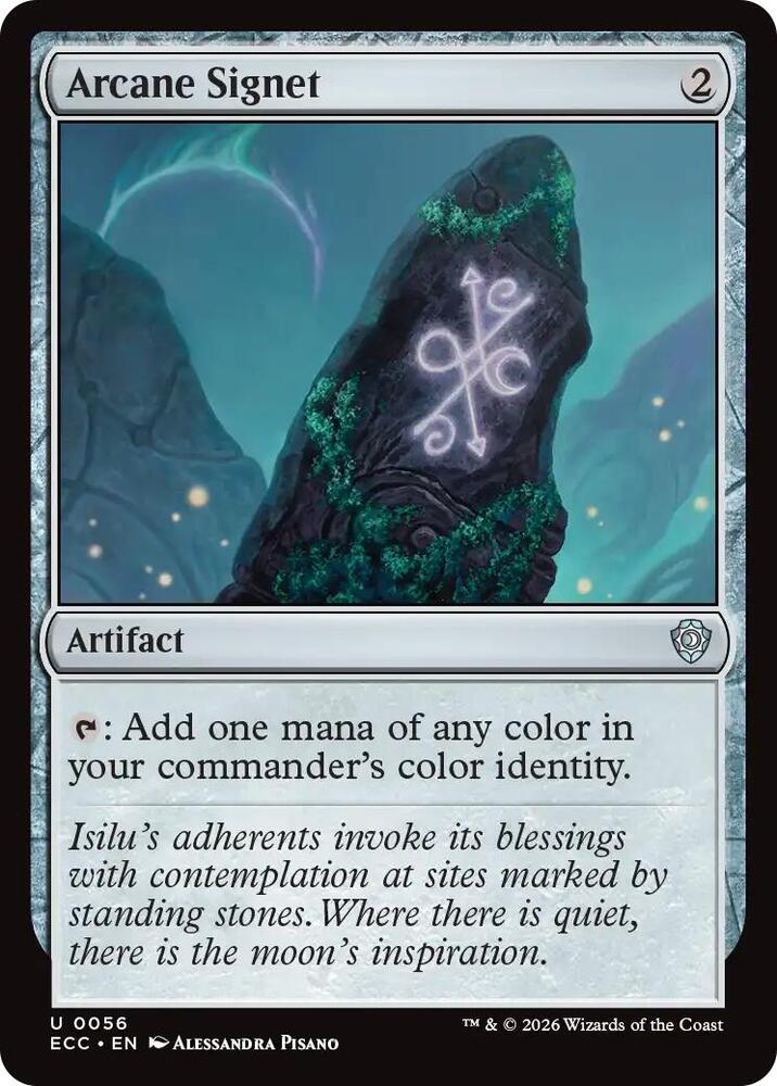 Arcane Signet 56 card from Commander: Lorwyn Eclipsed