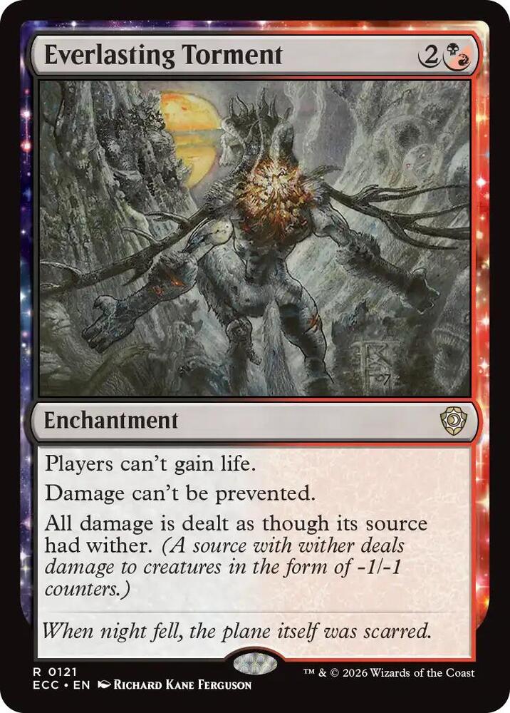 Everlasting Torment 121 card from Commander: Lorwyn Eclipsed