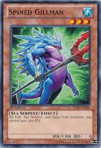 Spined Gillman SDRE-EN009 card from Structure Deck: Realm of the Sea Emperor