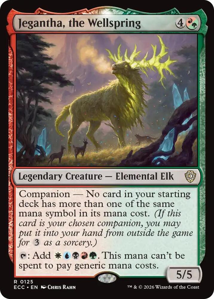 Jegantha, the Wellspring 125 card from Commander: Lorwyn Eclipsed