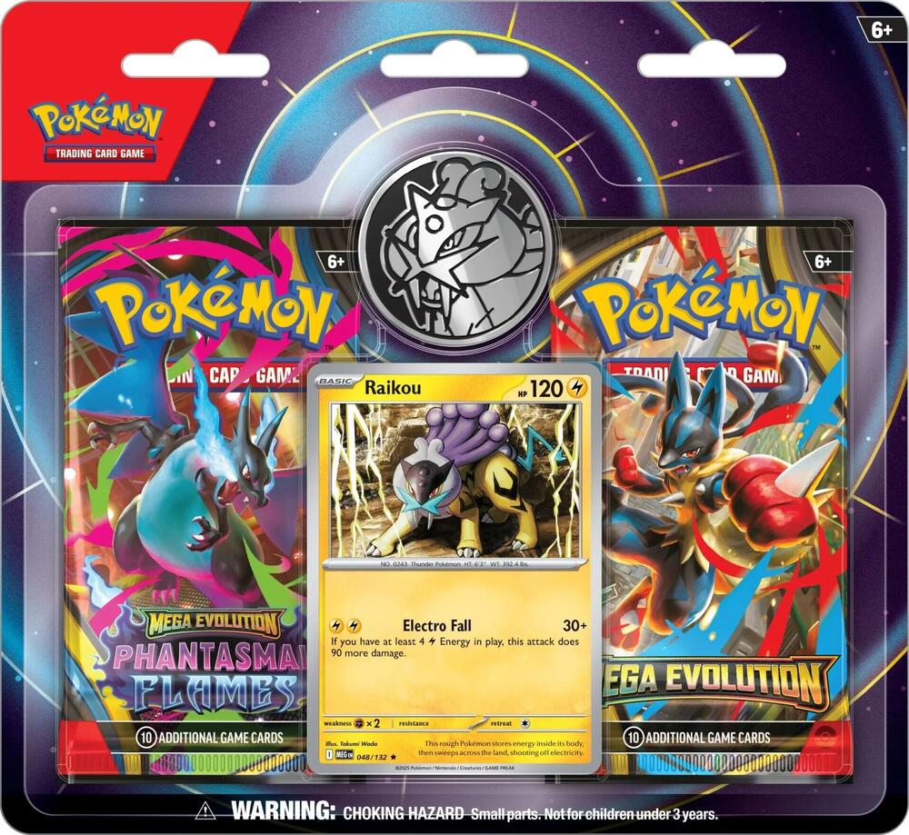 2-Pack Blister [Raikou] (3-tab) card from Miscellaneous Cards & Products