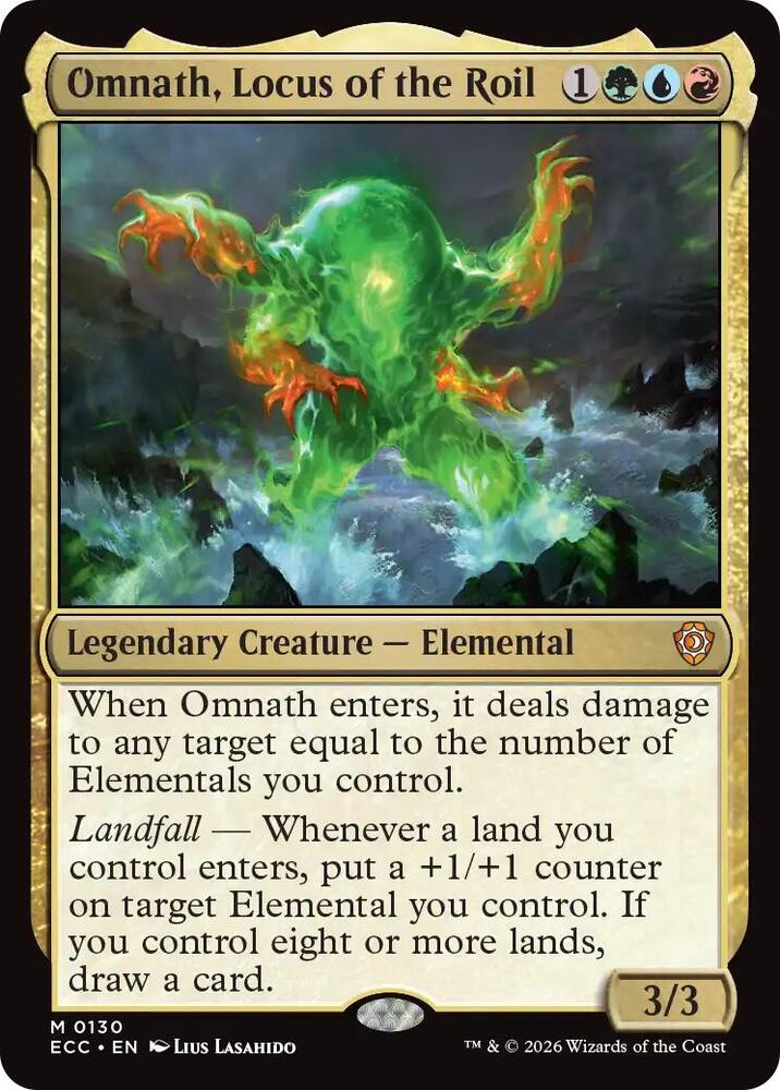 Omnath, Locus of the Roil 130 card from Commander: Lorwyn Eclipsed