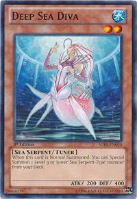 Deep Sea Diva SDRE-EN010 card from Structure Deck: Realm of the Sea Emperor