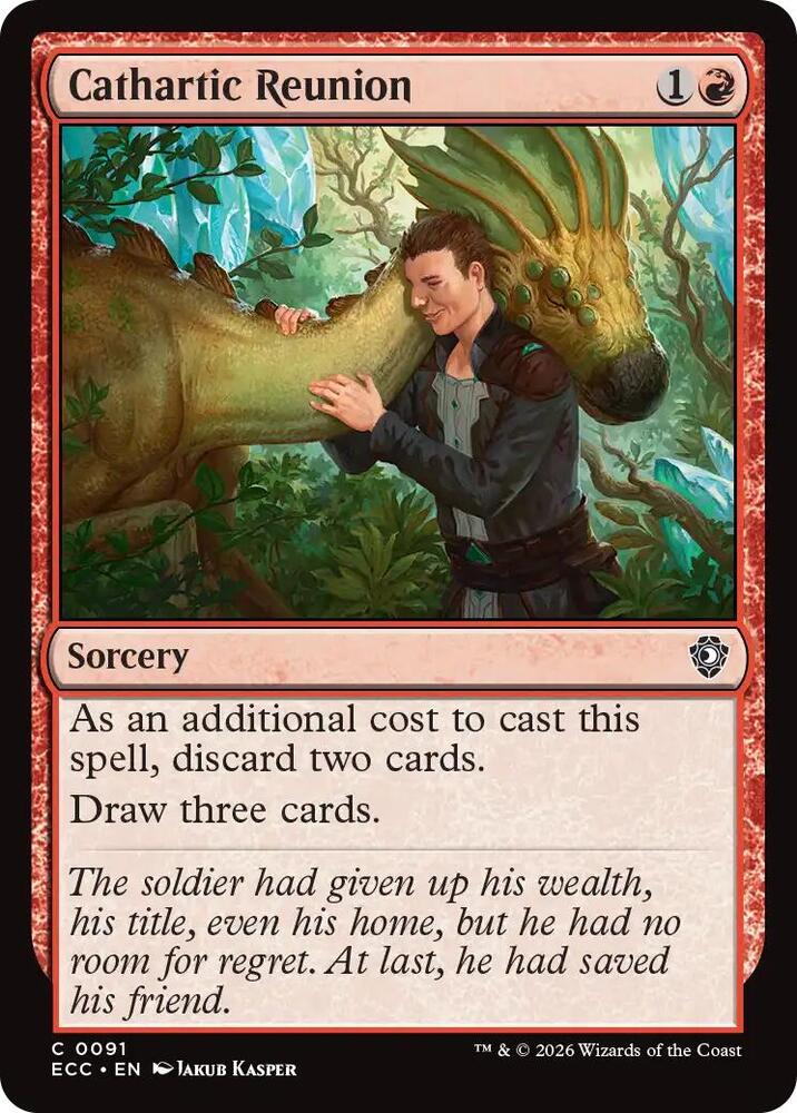 Cathartic Reunion 91 card from Commander: Lorwyn Eclipsed