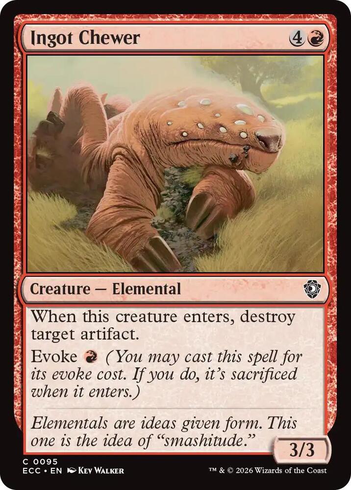 Ingot Chewer 95 card from Commander: Lorwyn Eclipsed