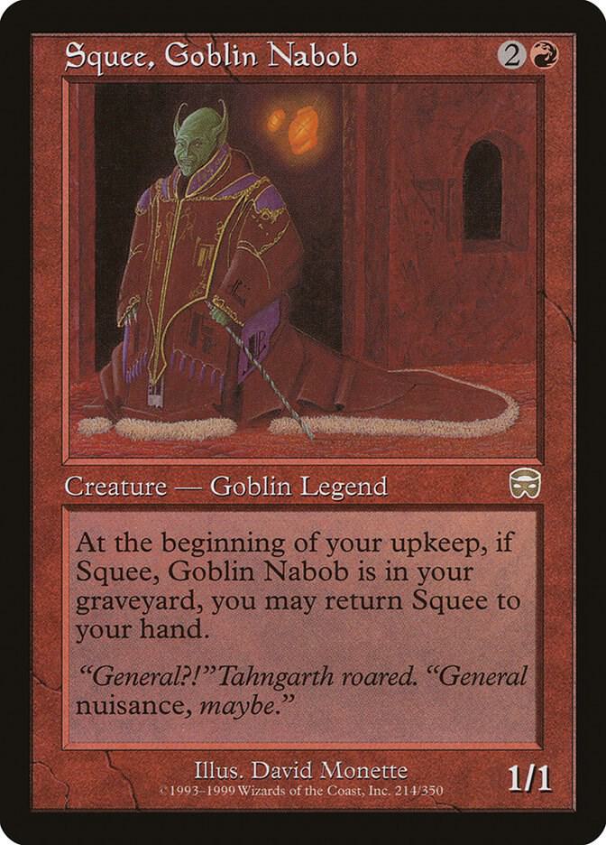 Squee, Goblin Nabob 214 card from Mercadian Masques