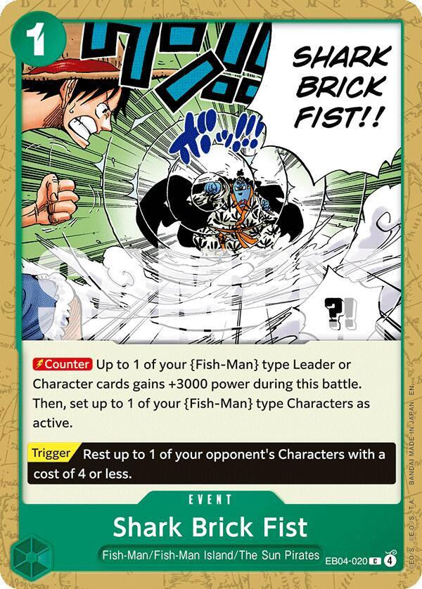 Shark Brick Fist EB04-020 card from The Azure Sea's Seven