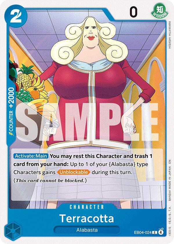 Terracotta EB04-024 card from The Azure Sea's Seven