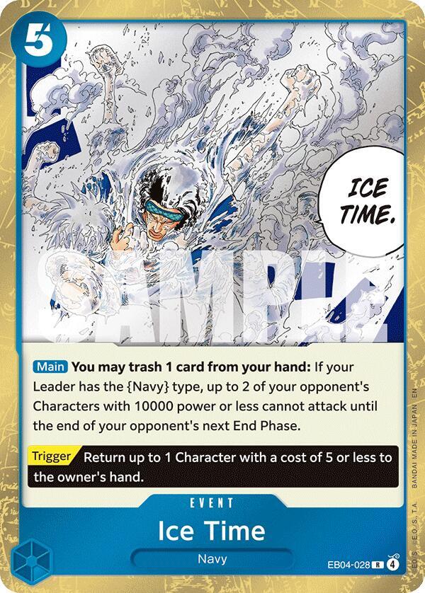 Ice Time EB04-028 card from The Azure Sea's Seven