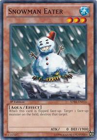 Snowman Eater SDRE-EN016 card from Structure Deck: Realm of the Sea Emperor