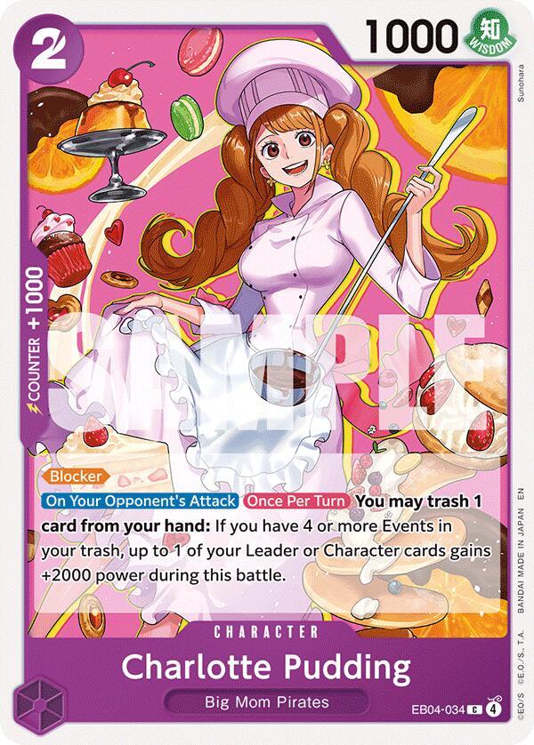 Charlotte Pudding EB04-034 card from The Azure Sea's Seven