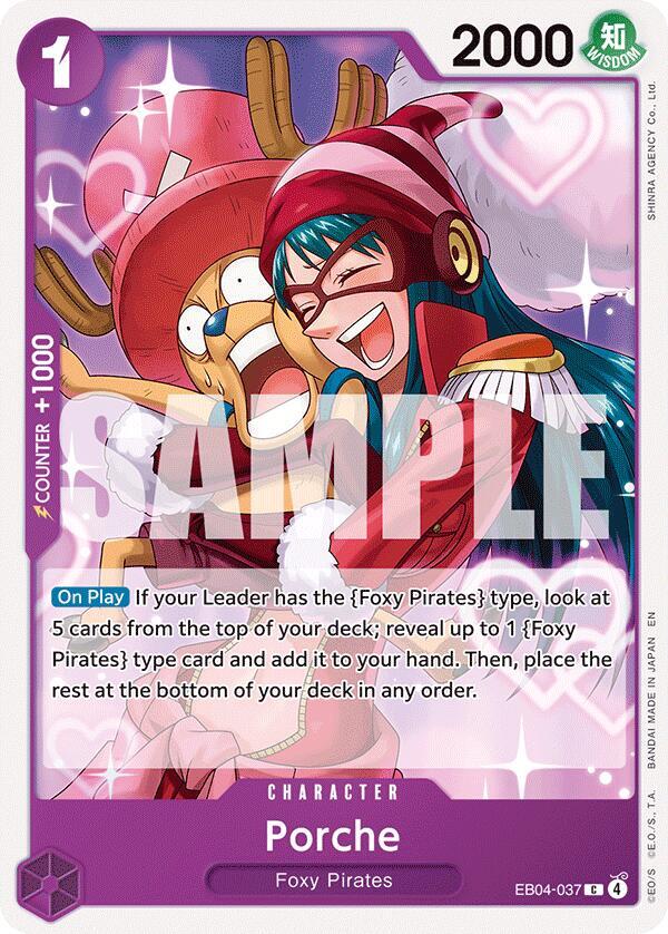Porche EB04-037 card from The Azure Sea's Seven